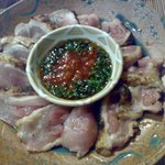 酒菜 - 阿波尾鶏のタタキ