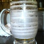 立ち飲み遊食 麦 - ジョッキに残る天使の輪