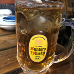 ぐろっと - わーい、昼からハイボール！　でなく、大きな麦茶ですから。