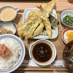 天麩羅えびのや - 穴子一本揚げ御膳