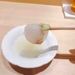 鮨 一 - 平目の刺身２