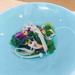 鮨 一 - モロヘイヤのお浸し