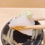 鮨 一 - ホタテの刺身２