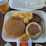 マクドナルド - 料理写真:デラックスモーニングセット