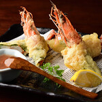 旬鮮ダイニング 凛家 - 海老と山芋の湯葉包み揚げ～梅あんかけ～