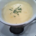モディッシュカフェ - ランチメニューのスープのアップ