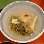 銀座 しのはら - 蒸し鮑