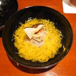 銀座 しのはら - 甘鯛と松茸の菊花椀