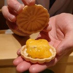 銀座 しのはら - フォアグラ最中