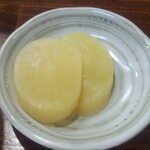 三栄軒 - ライスに付いてきた漬物