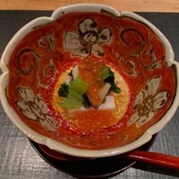 おおたに - 車海老のムースと秋野菜のおひたし