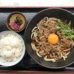 Taishouan - 黒毛和牛のとろたま温ぶっかけうどん