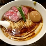 一凜 - 牛骨らーめん880円+味玉120円