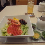 礼華　青鸞居 - 2012/7  礼華特製五目冷し麺、桂花陳酒（ソーダ割）