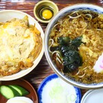 Shougetsuan - たぬきそば＋ミニ玉丼