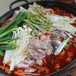 玉一 - 海鮮豆腐チゲ(大)4000円