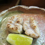 日本橋橘町　都寿司 - イサキの白子