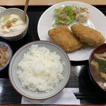 Dengaku Chaya - 納豆フライ定食780円税込み
