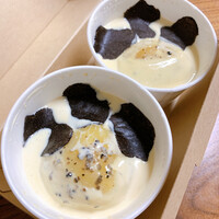 Terres de Truffes, Tokyo - ③ジャガイモの黒トリュフクリームスープ　2000円