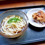 Kinosaki Udon - Bukkake Cold Udon and Chicken Tempura