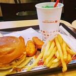 Rotteria - 絶品チーズバーガーのセット500円 メロンソーダ120円