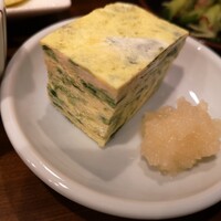 庵樹 - ホウレンソウ入り卵焼き