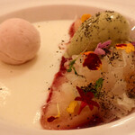 ラ・トゥーエル - ヨーグルト白桃ムースグラッセ