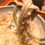 神楽坂 九頭龍蕎麦 - 越前おろし＆蕎麦のおろし汁アップ