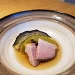 Shinwaen - 合鴨と茄子の炊き合わせ