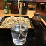 Maruya - 蕎麦の香りを楽しむため水蕎麦ごっこ。