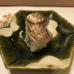 旬菜 おぐら家 - 鳴門かますの炙り寿し