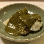 旬菜 おぐら家 - 鮑の肝ソース