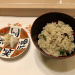 旬菜 おぐら家 - 香茸の炊き込みご飯