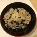 旬菜 おぐら家 - 香茸の炊き込みご飯