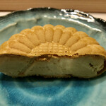 旬菜 おぐら家 - 栗もなかアイス