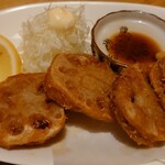 Yakitori Torikou - レンコン挟み揚げ