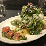 Japanese Soba Noodles 蔦 - 夜限定「採れたてハーブのチャーシューカルパッチョ」500円