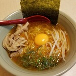 手稲ラーメン 肉玉 - 肉玉ラーメン塩 750円(辛化 +50円)