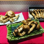 花・味兆 - 吟味された素材・岩手県産松茸