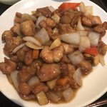 龍盛菜館 - 鶏肉とカシューナッツ炒め
