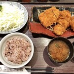 とんかつ 濵かつ - コンビかつ膳。