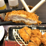 とんかつ 濵かつ - カツアップ。チト薄いか。