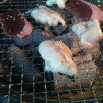 ホルモン三種盛り