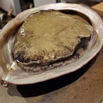 御幸町 田がわ - 蒸し鮑。