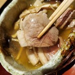 御幸町 田がわ - 軟らかい鴨ロース。