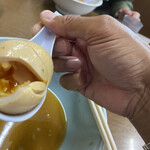 らーめん旭郎山 - 玉子は、柔らか目