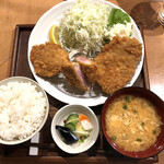 Tonkatsu Namihei - ヒレカツ定食（税込1280円）