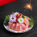 焼肉道 - 肉ケーキ