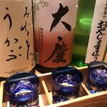 Kappou Izakaya Asadore Ichiban Tetsu - 利き酒セット