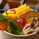 Marudori Fujiya - 秋野菜のセイロ蒸し